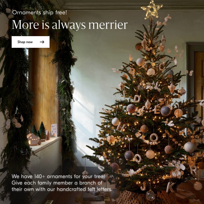 Ornaments ship free!