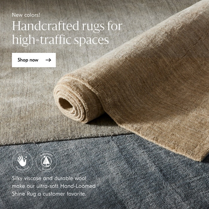 Handcrafted rugs for high-traffic spaces
