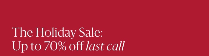 The holiday sale