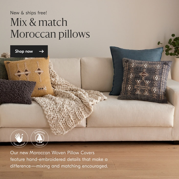 Mix & match Moroccan pillows