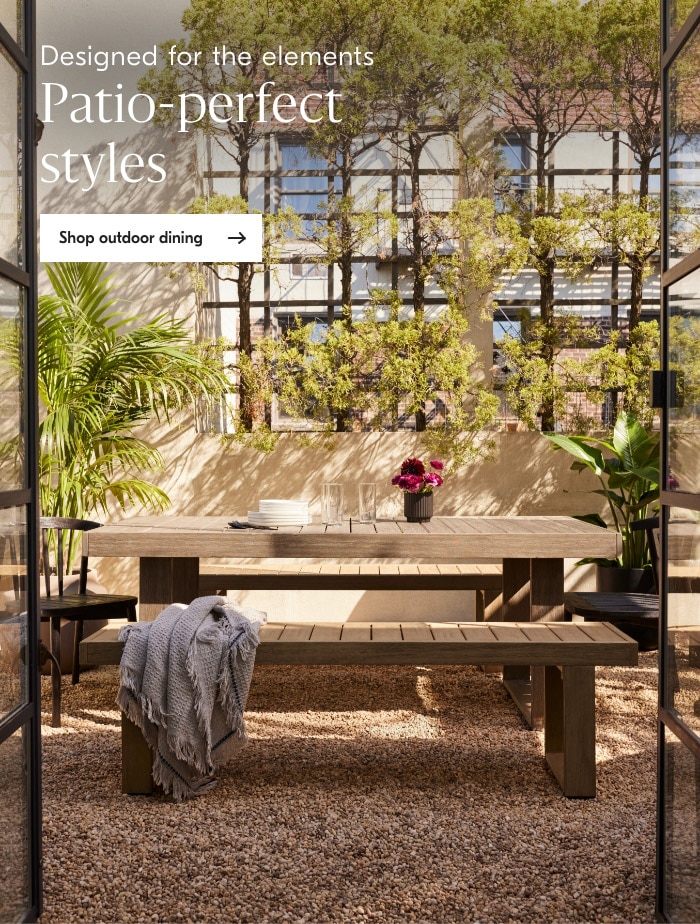 Shop outdoor dining