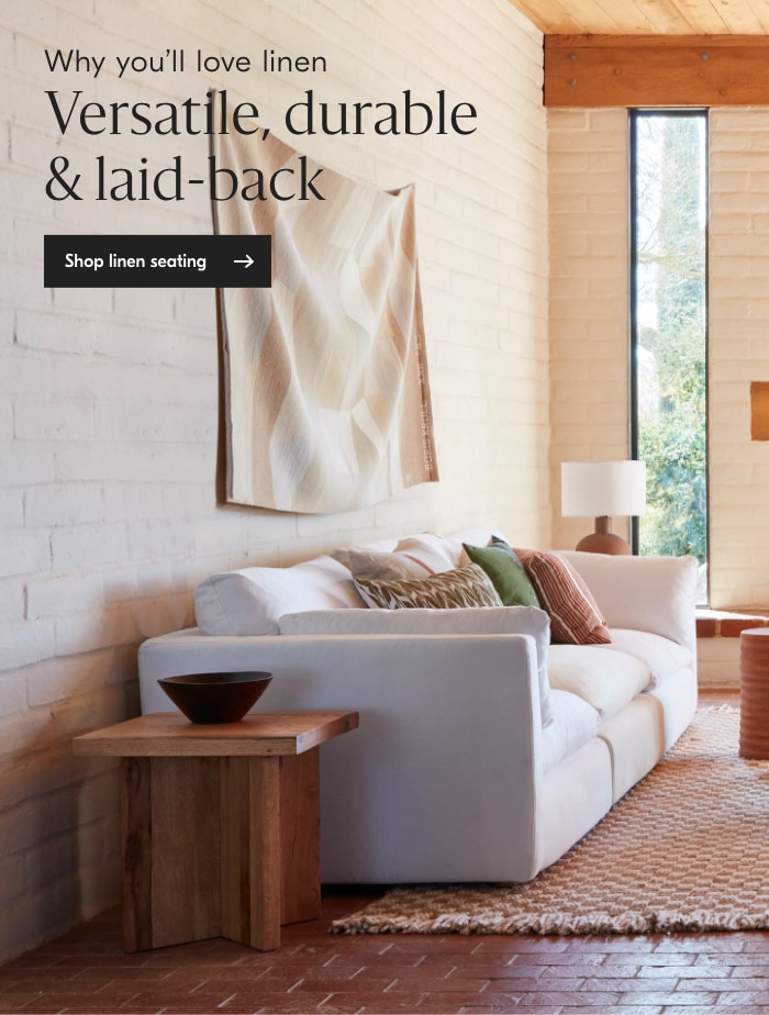 Shop linen seating