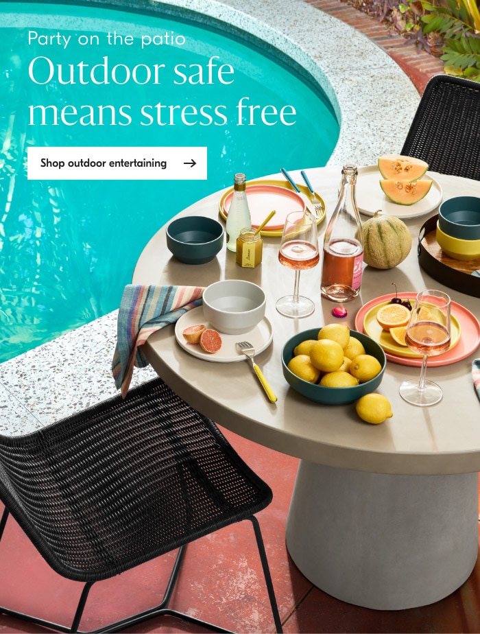 Shop outdoor entertaining