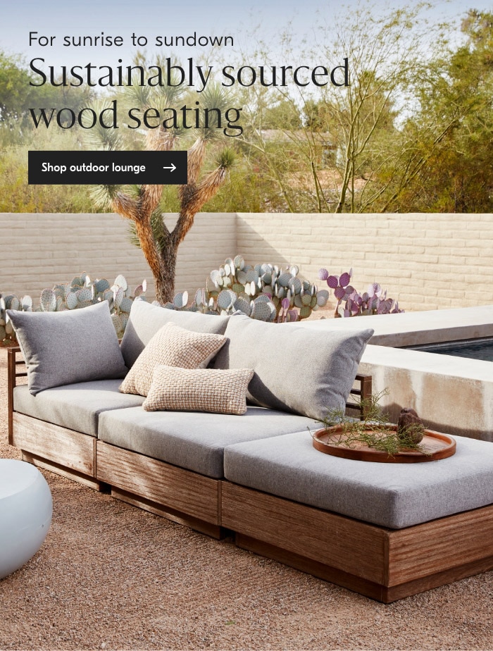 Shop outdoor lounge