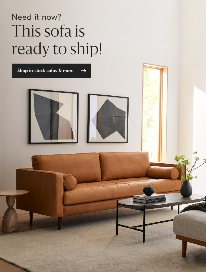 Shop in-stock sofas & more
