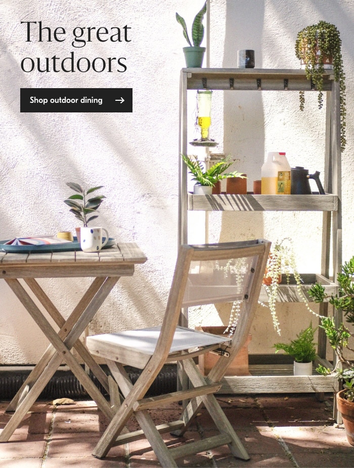 Shop outdoor dining