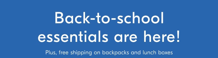 Back-to-school essentials are here!