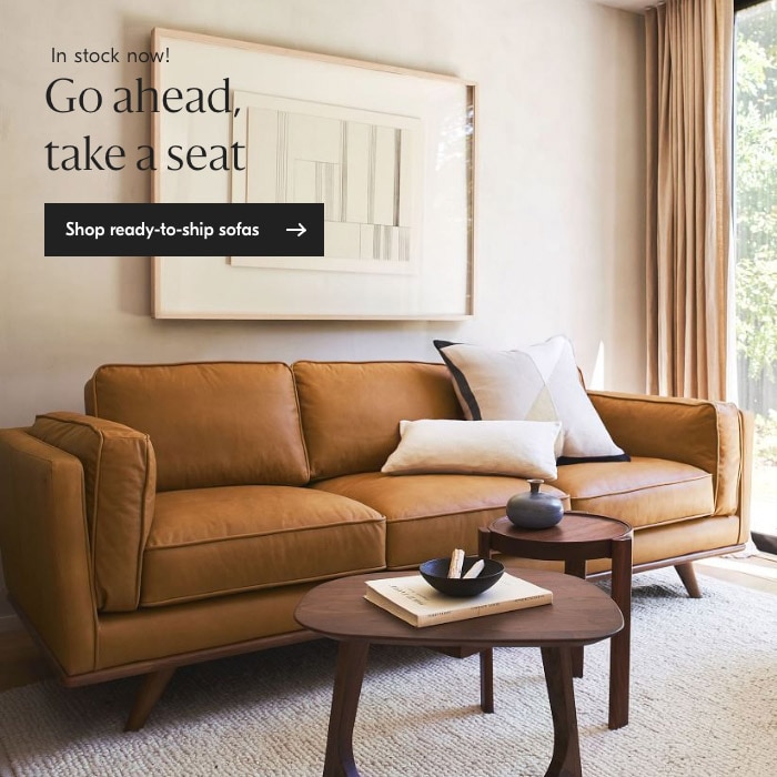Shop ready-to-ship sofas