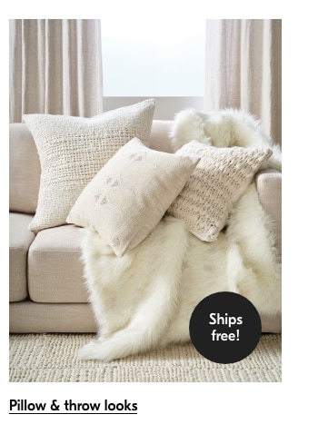 Pillows & throw looks