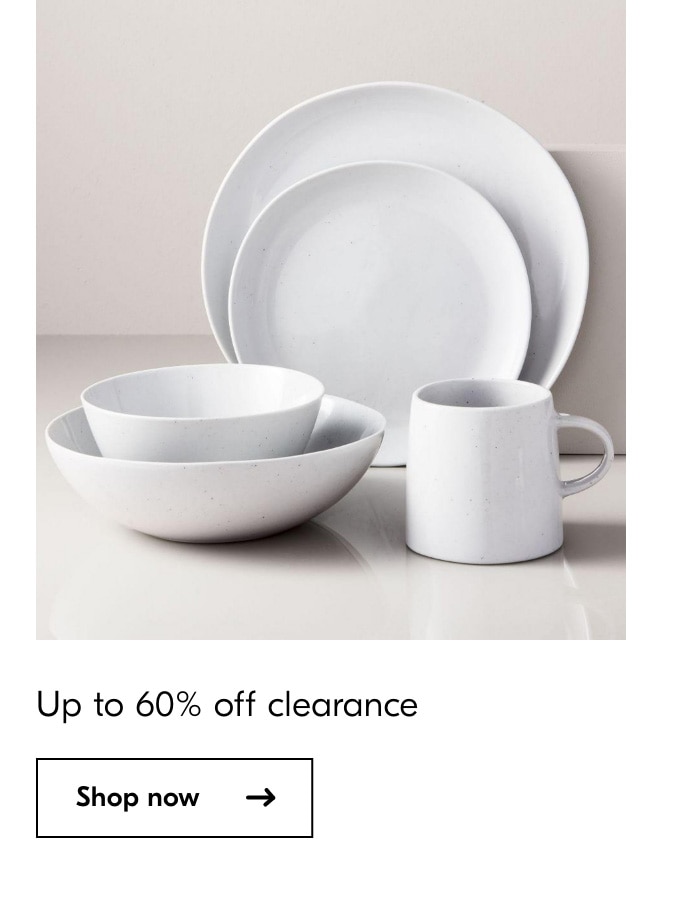  Up to 60% off clearance Shop now 