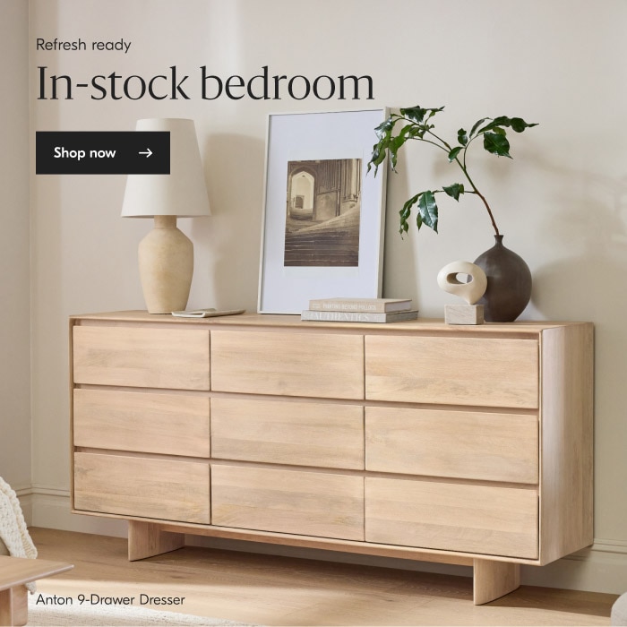 Refresh ready In-stock bedroom P'Anon 9-Drower Dresser 