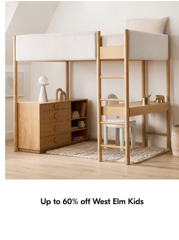  Up to 60% off West Elm Kids 