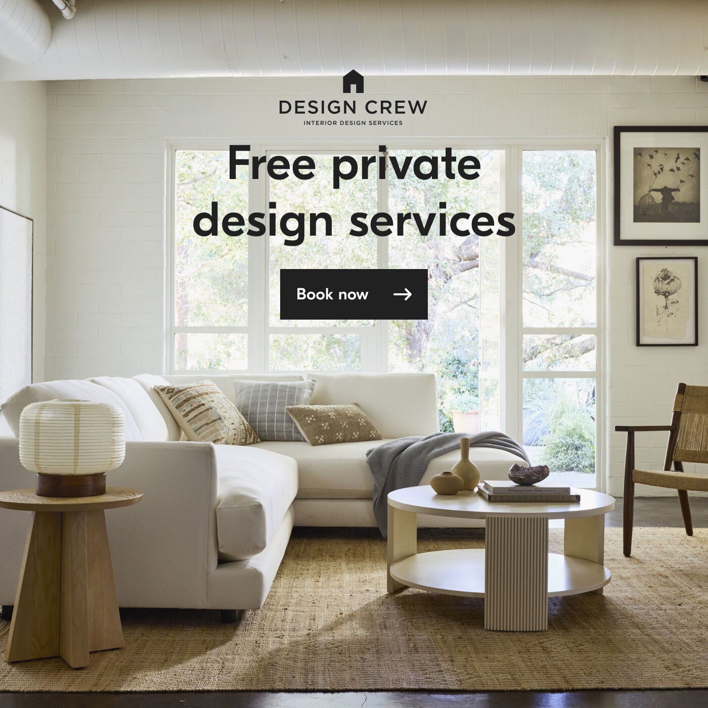 Free private design services. Book now