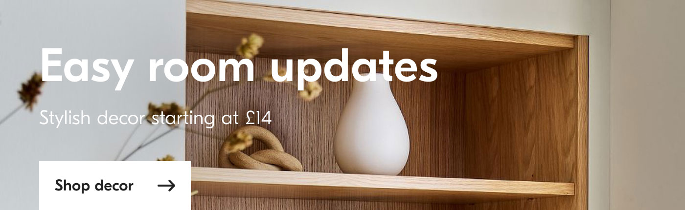 Easy room updates: Stylish decor starting at £14 shop decor