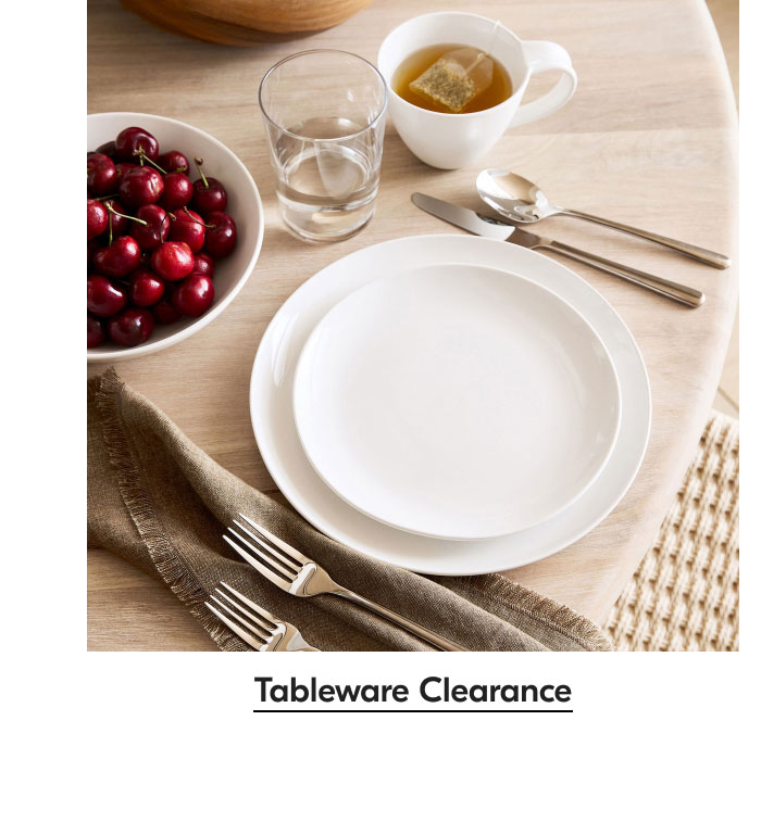 Tableware Clearance