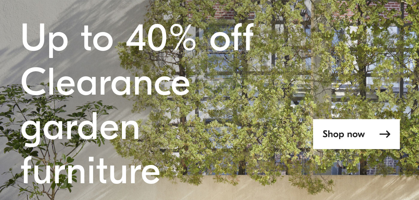 Up to 40% off Clearance garden furniture - shop