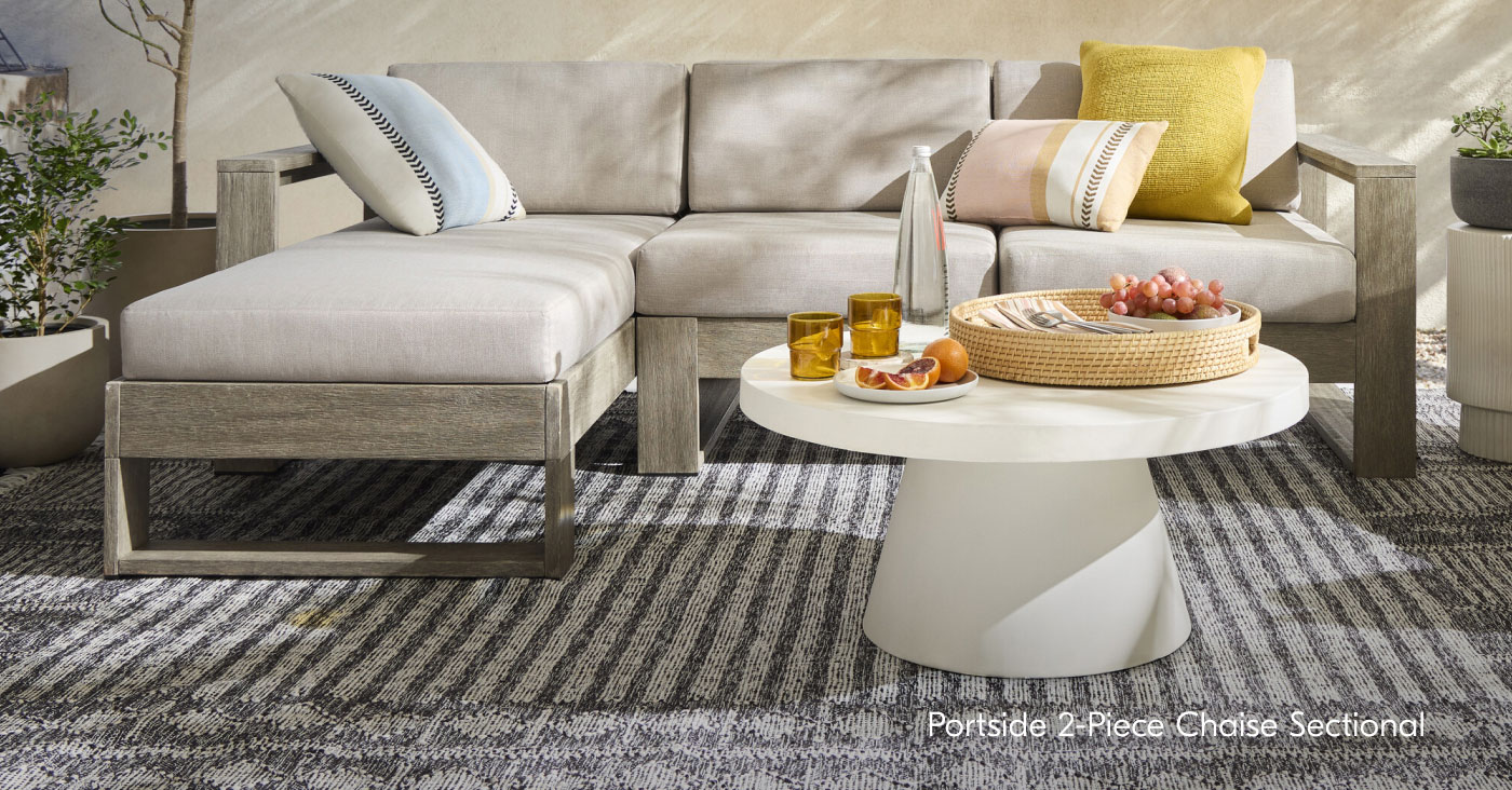 Portside 2-Piece Chaise Sectional