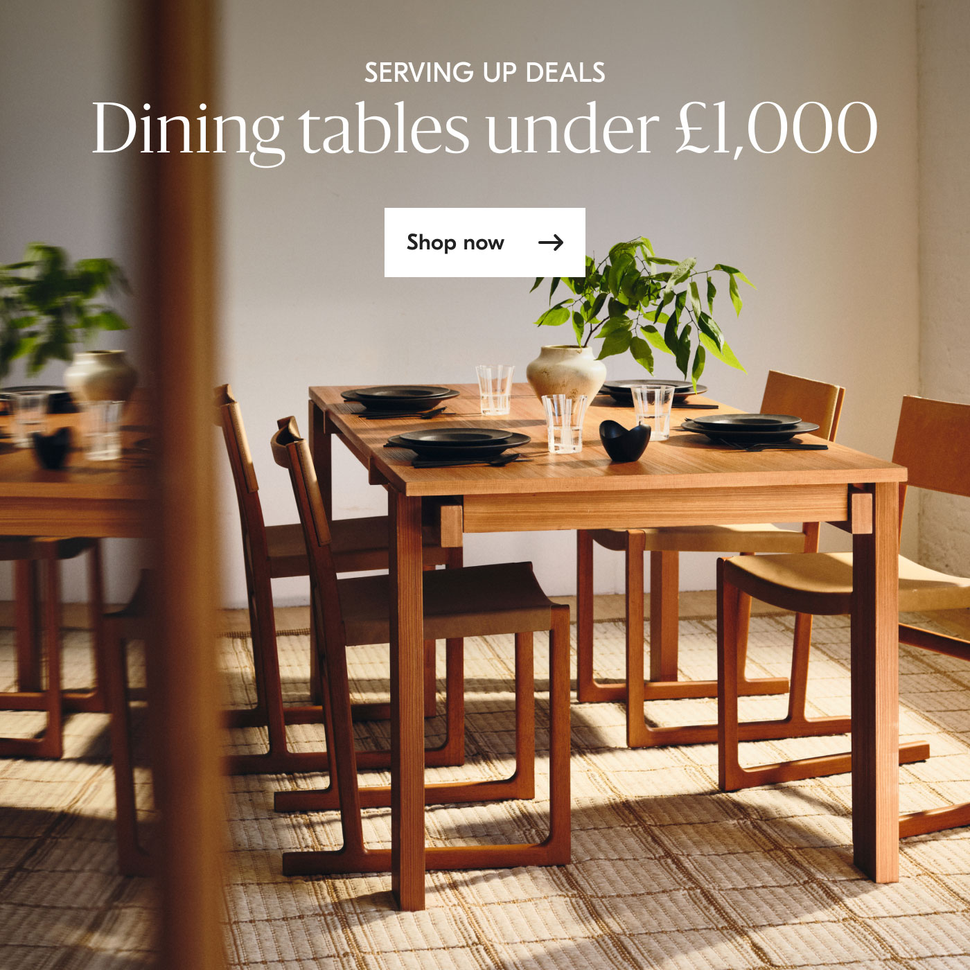 Serving Up Deals - Dining tables under £1,000 - Shop Now