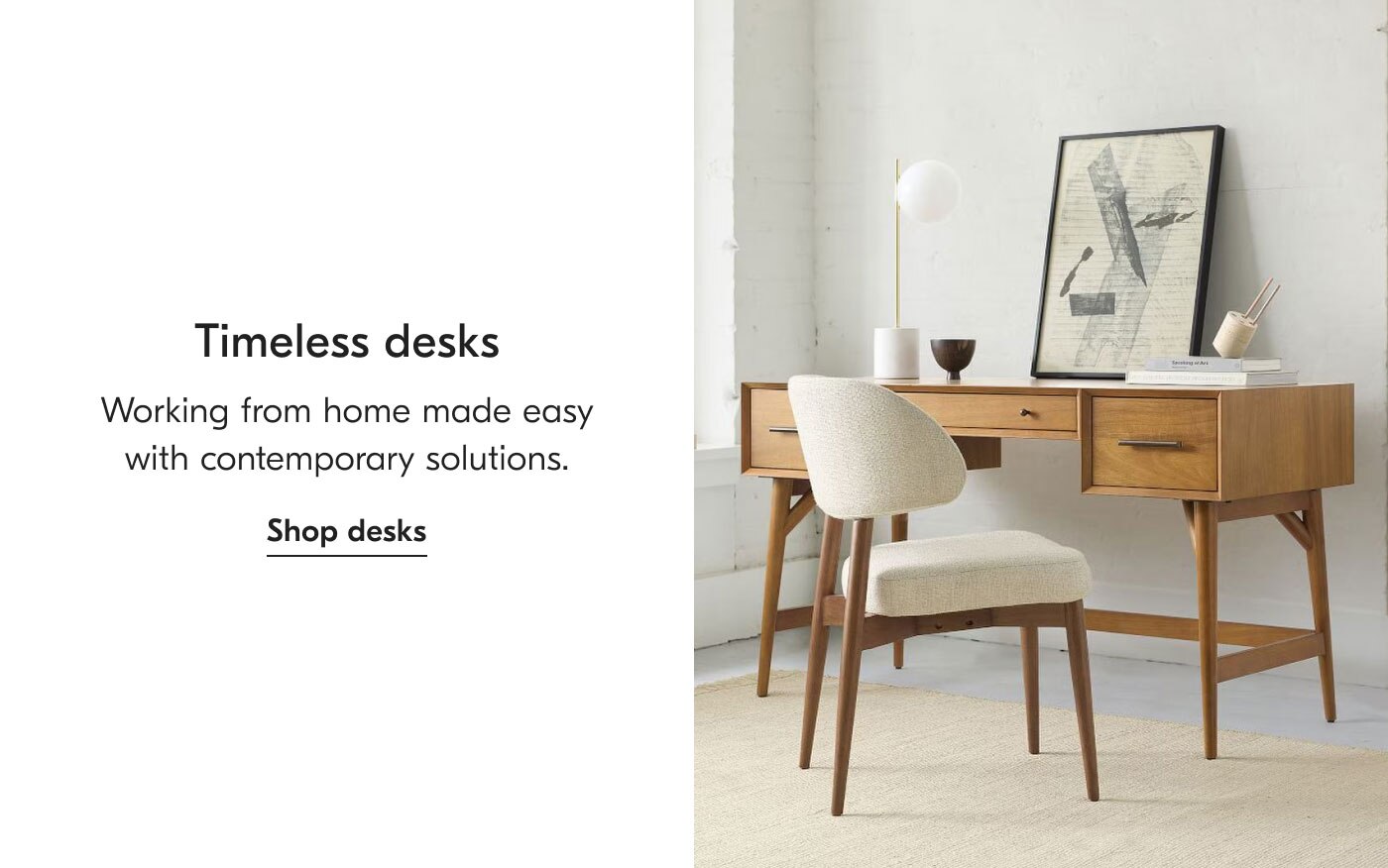 Timeless desks - Working from home made easy with contemporary solutions. Shop desks