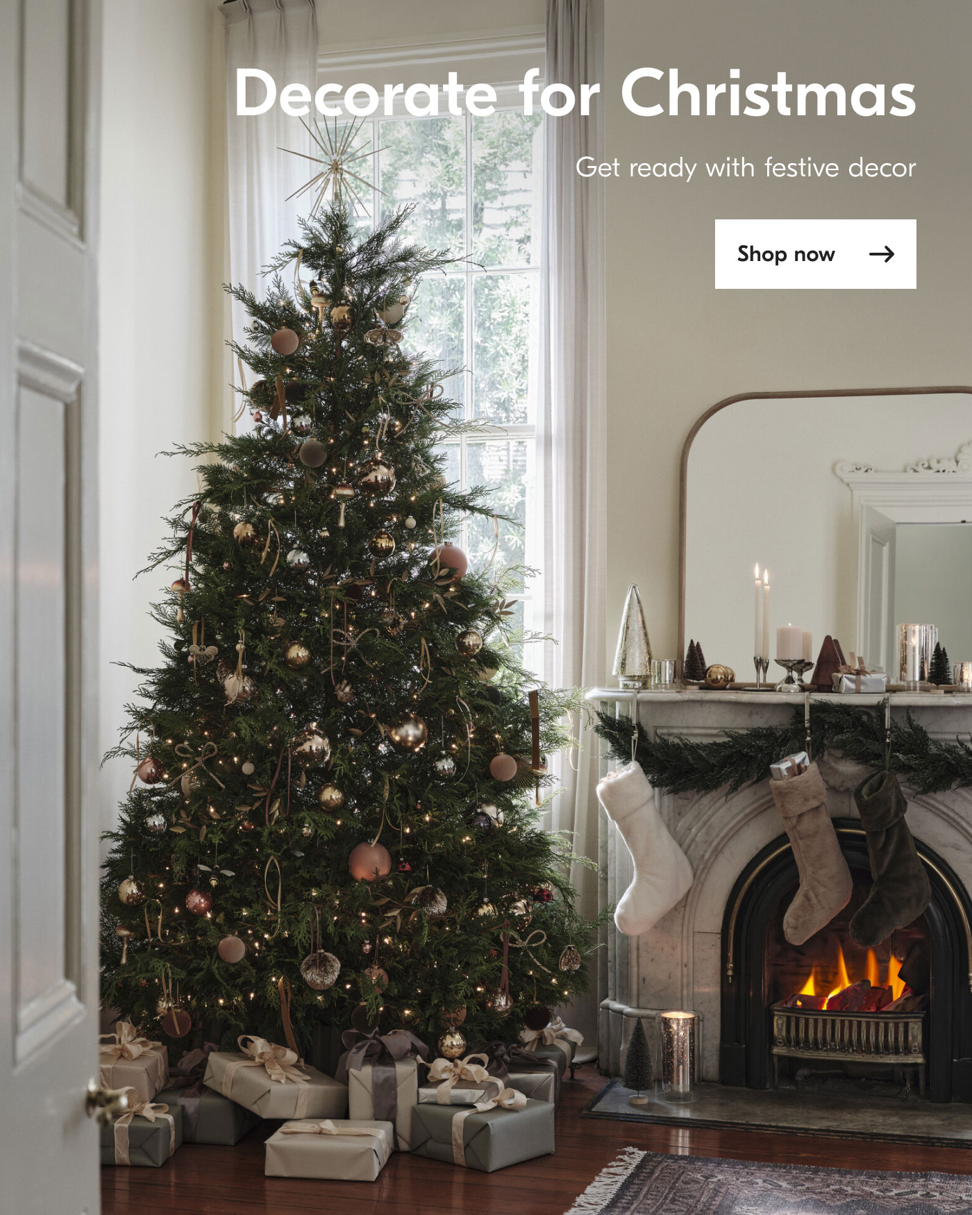 Decorate for Christmas - Get ready with festive decor - Shop now