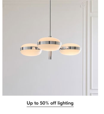 Up to 50% off lighting