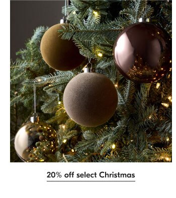 20% off select Christmas