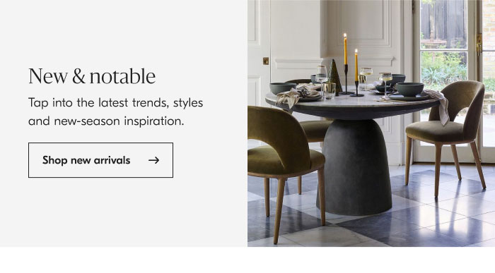 New & notable - Tap into the latest trends, styles and new-season inspiration. Shop new arrivals