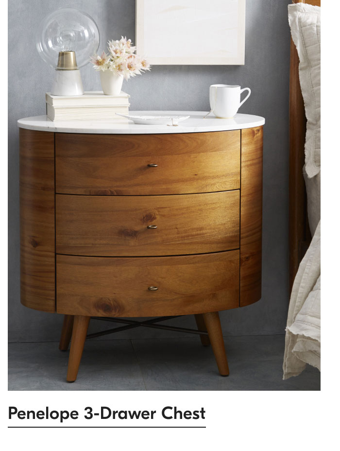 Penelope 3-Drawer Chest