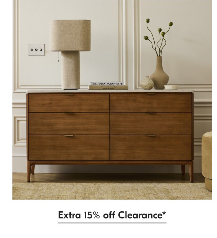 Extra 15% off Clearance*