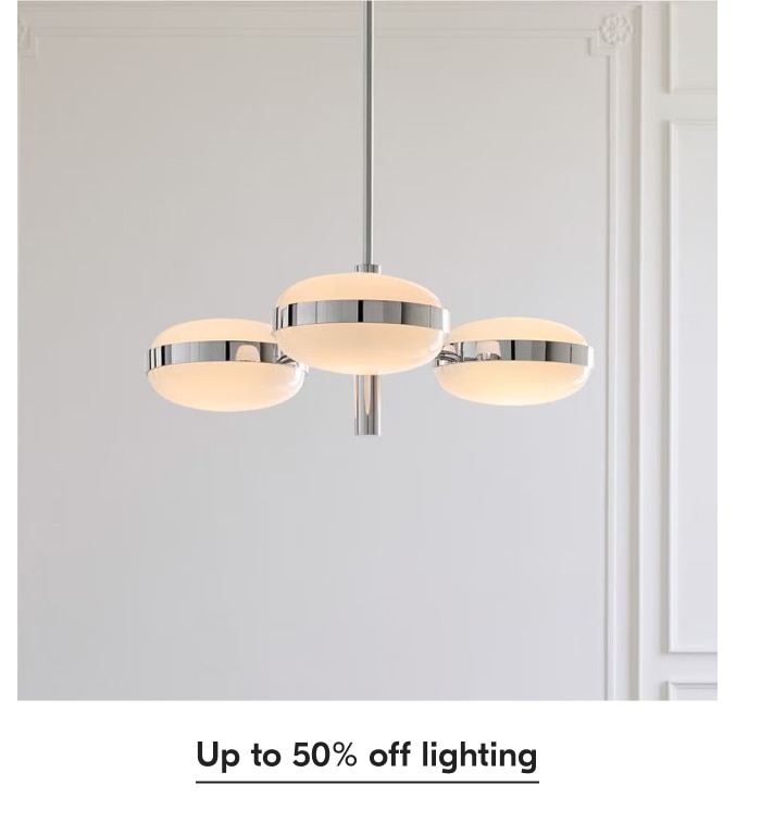 Up to 50% off lighting