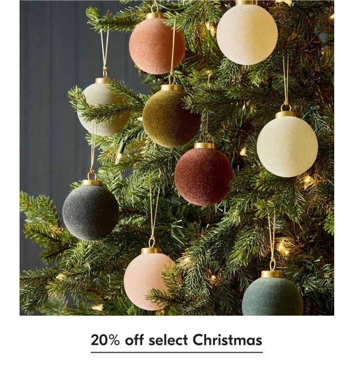 20% off select Christmas
