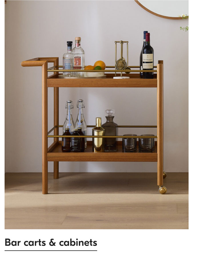 Bar carts & cabinets