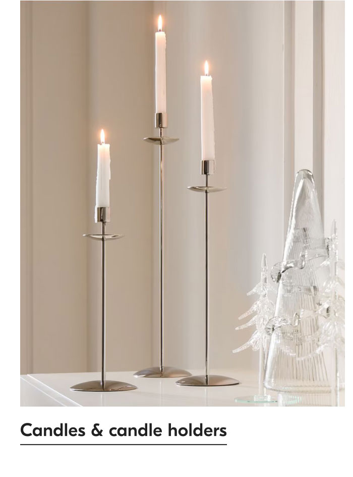 Candles & candle holders