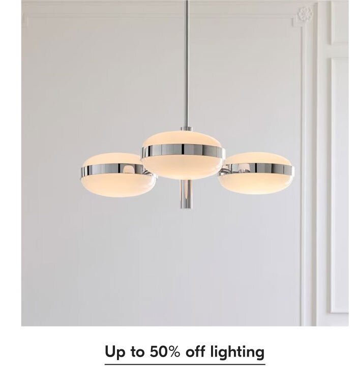 Up to 50% off lighting