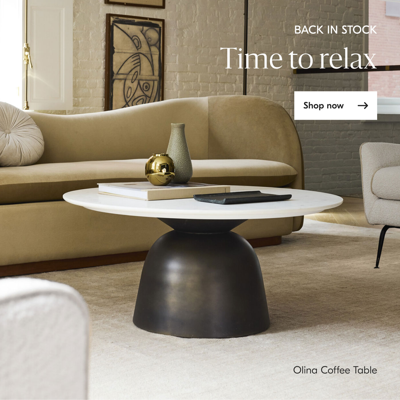 Back in stock - Time to relax - Shop now