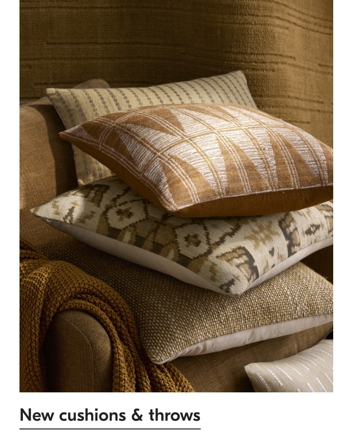 New cushions & throws