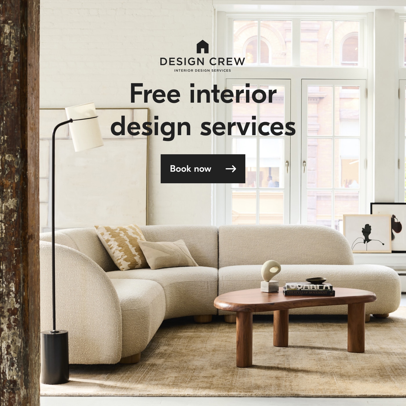 Free interior design services - Book now
