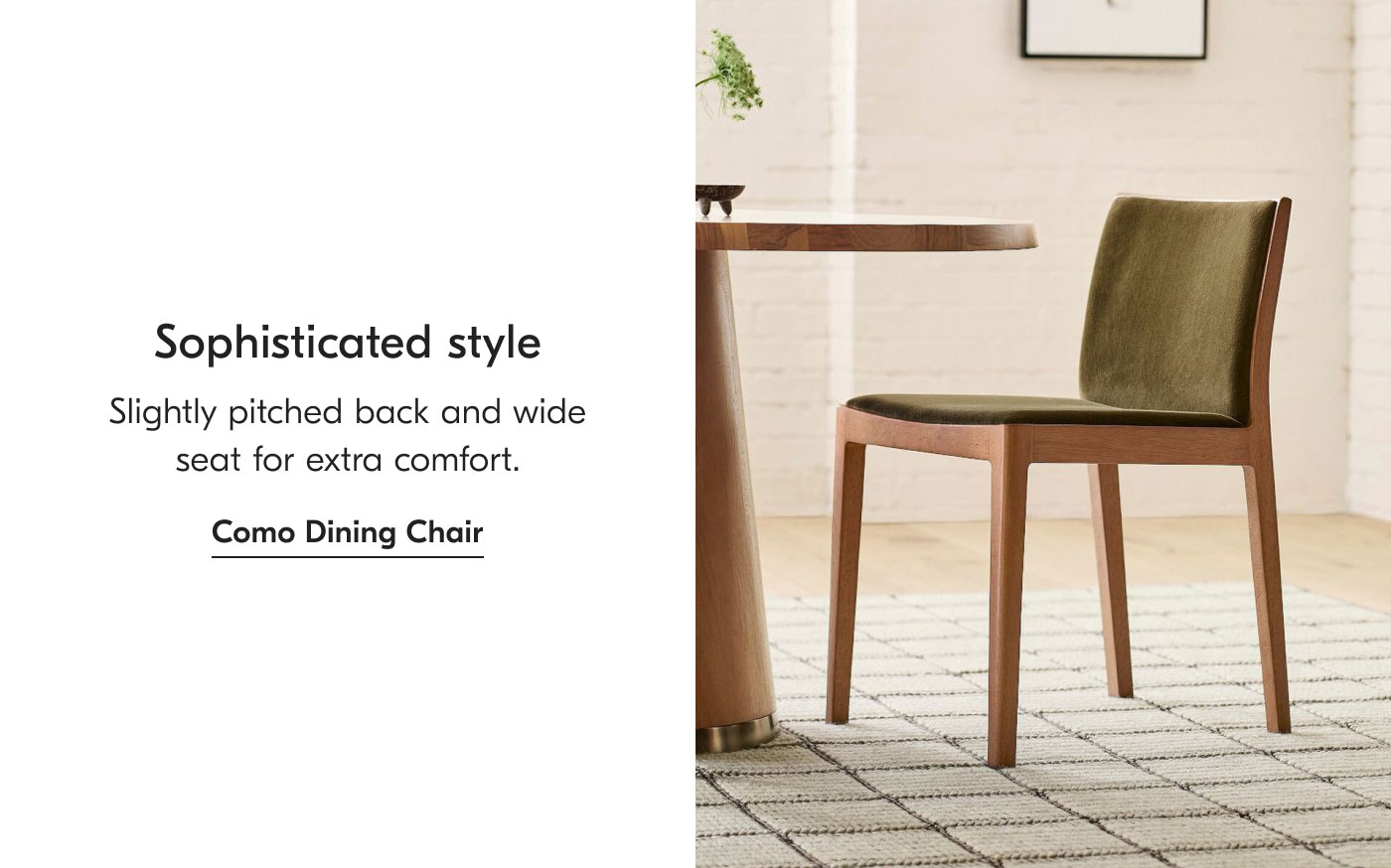 Sophisticated style - como dining chair