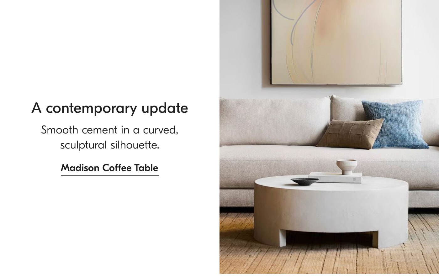 A contemporary update - Madison coffee table