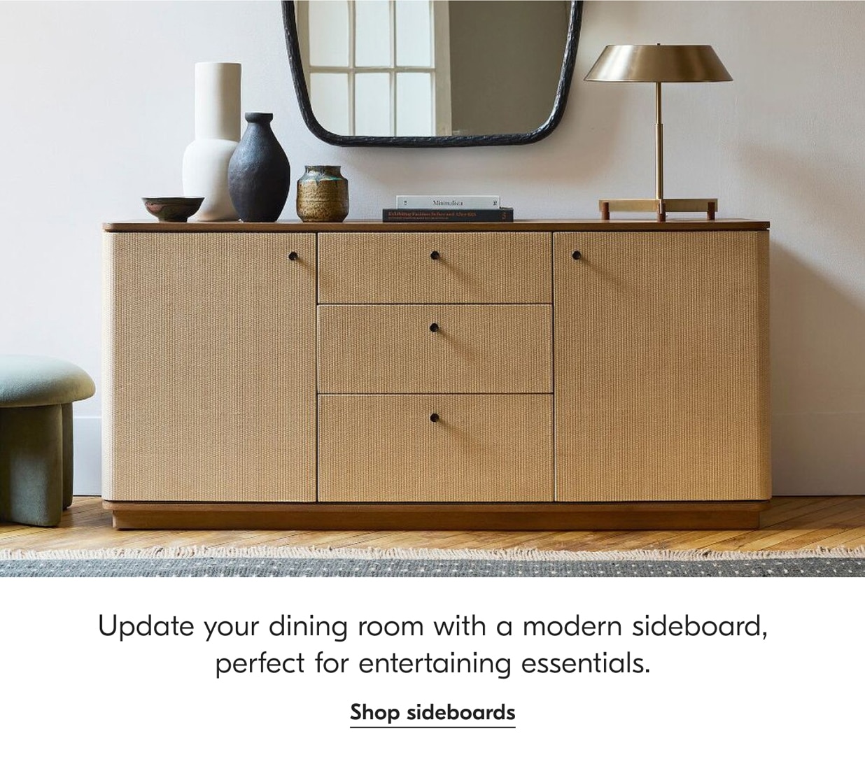 Update your dining room with a modern sideboard, perfect for evertaining essentials. Shop sideboards