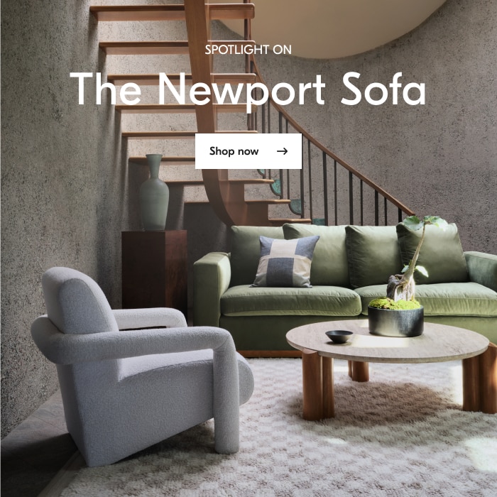 Sofa spotlight The Newport West ELM UAE