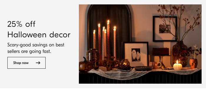 25% Off Halloween Decor