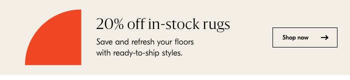 20% Off In-Stock Rugs