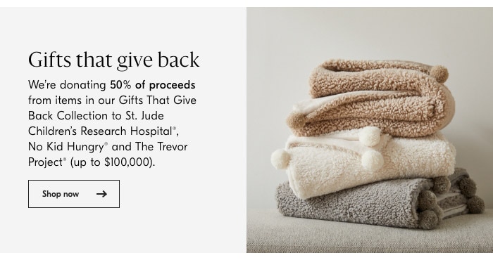 Gifts that give back