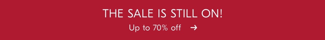 Up to 70% off sale items!