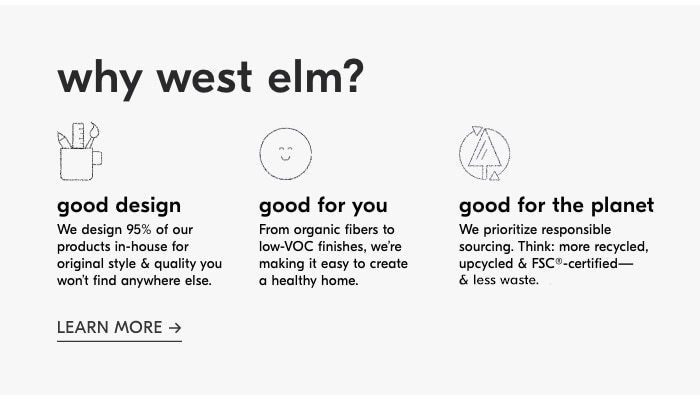 why west elm?