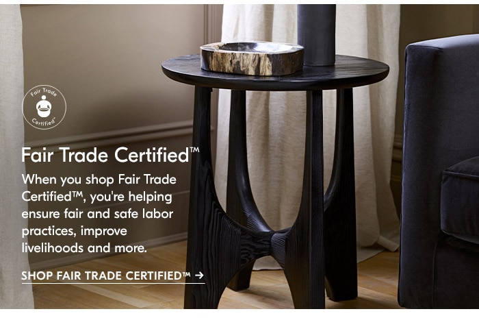 Shop Fair Trade Certified