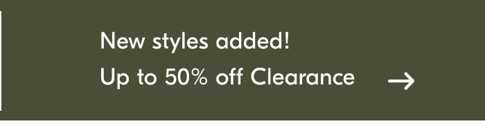 Up to 50% off Clearance