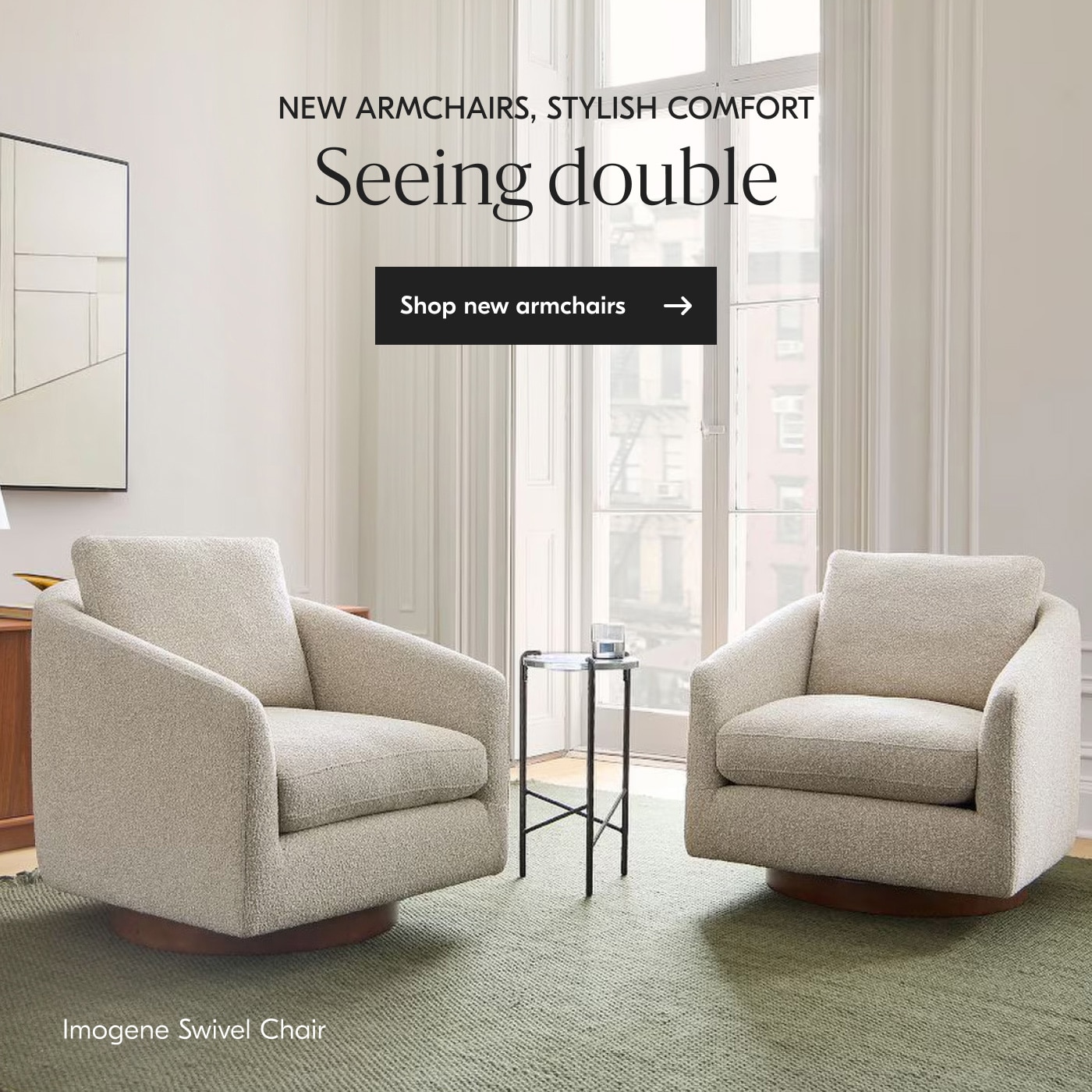 Shop new armchairs