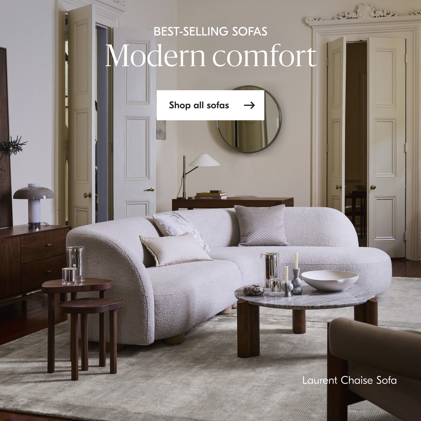 Modern comfort - Shop all sofas